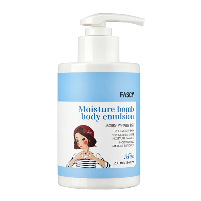 Quality Assurance  Moisture Bomb Low acidic Body Emulsion Peach/Milk