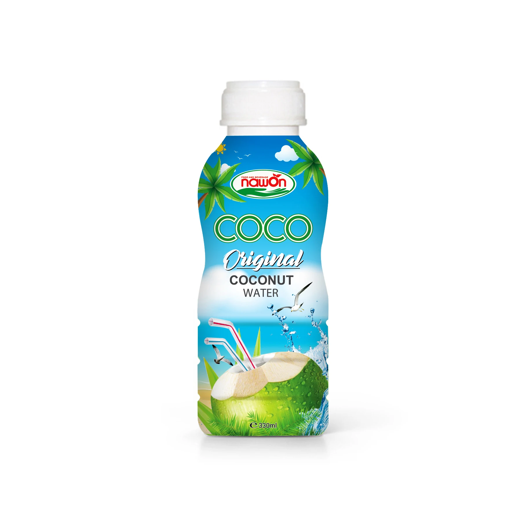  330ml NAWON Canned Pomegranate organic coconut water thailand Natural sports drink Export