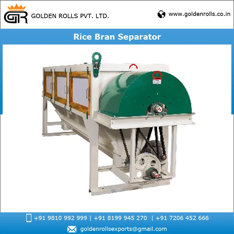 Easy to Operate 800 kg/ hr Capacity 100 inch Screen Rice Bran Centrifugal Separator from Direct Supplier