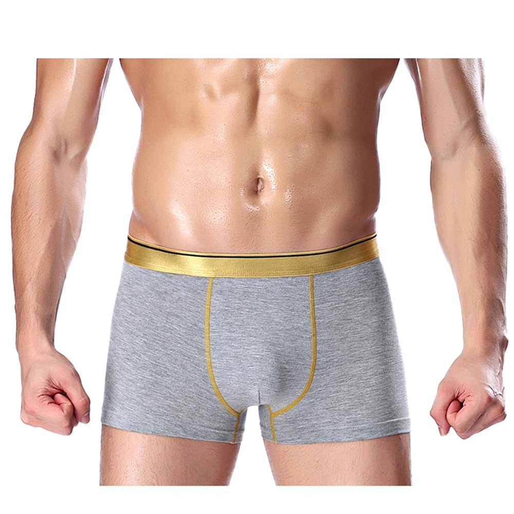 Высококачественное мужское хлопковое нижнее белье под заказ, мужские трусы-боксеры, мужское нижнее белье, трусы