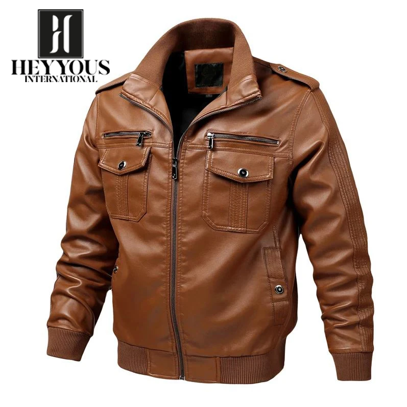 Мужская кожаная куртка Rexion Черная байкерская для мотоциклистов и автогонок модель 2021 года