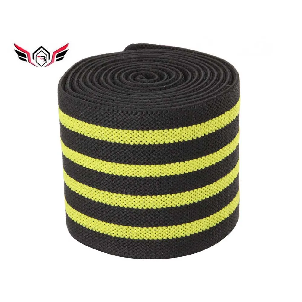 Custom Made Weightlifting Knee Wraps For Compression Weight Lifting Knee Protection Wraps 2024