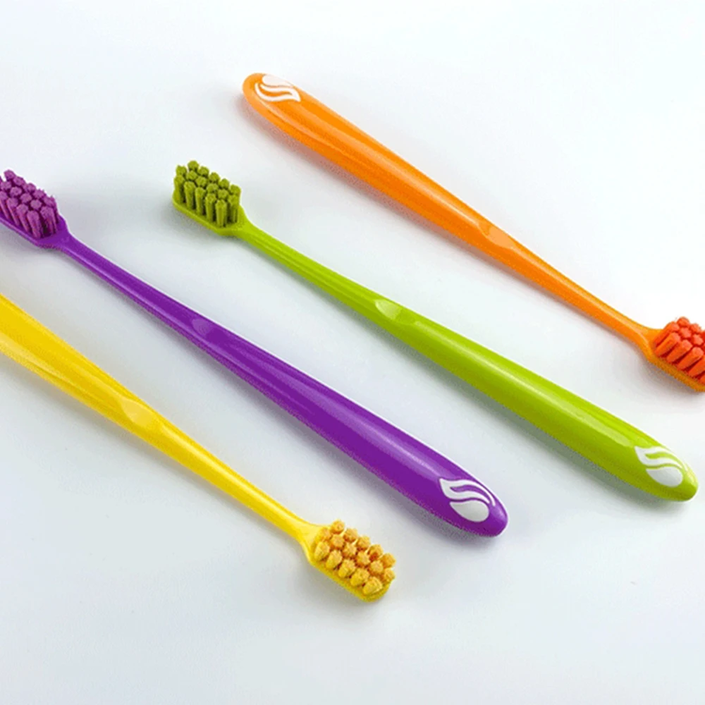 Зубная щетка из 1000 волокна качественная хорошо обработанная зубная для многократного использования