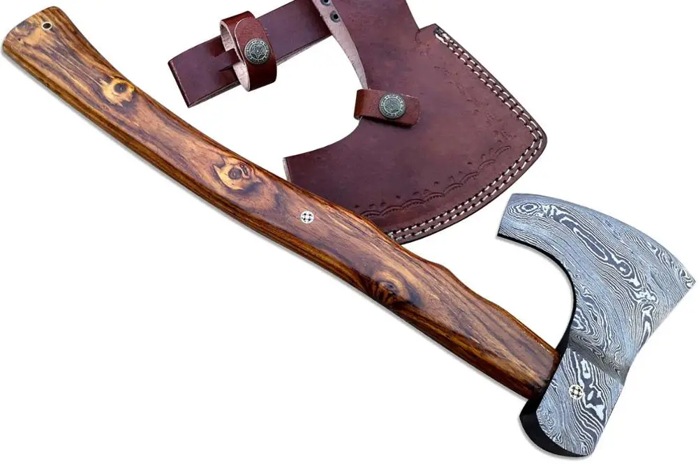 Новый кованый вручную топор из дамасской стали викингов медведистый деревянная ручка 14 дюймов