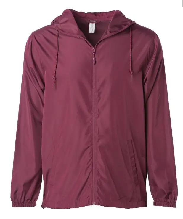 
Light and portable Windbreaker Jacket weather ready hooded windbreaker. 