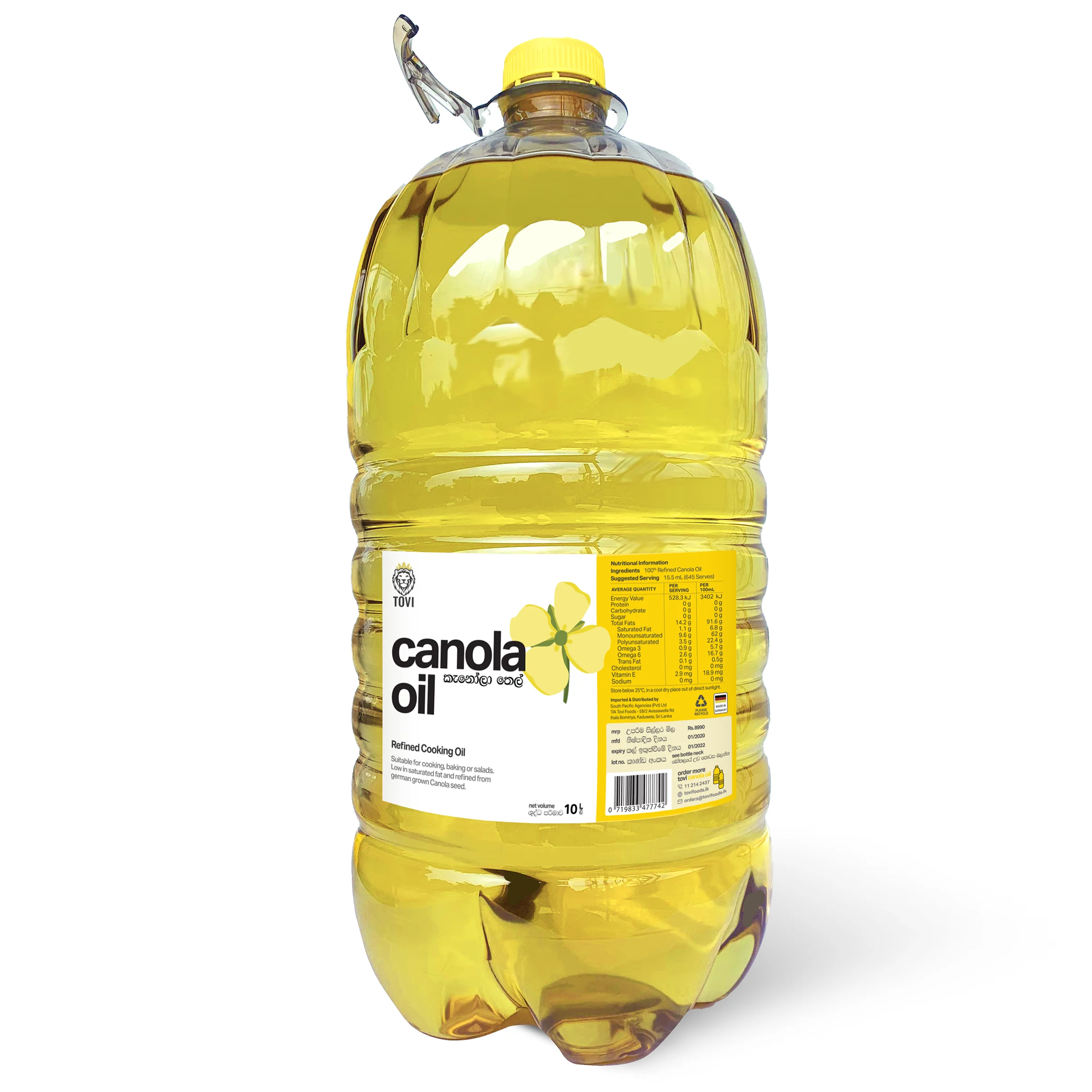 
VIRGIN canola oil 