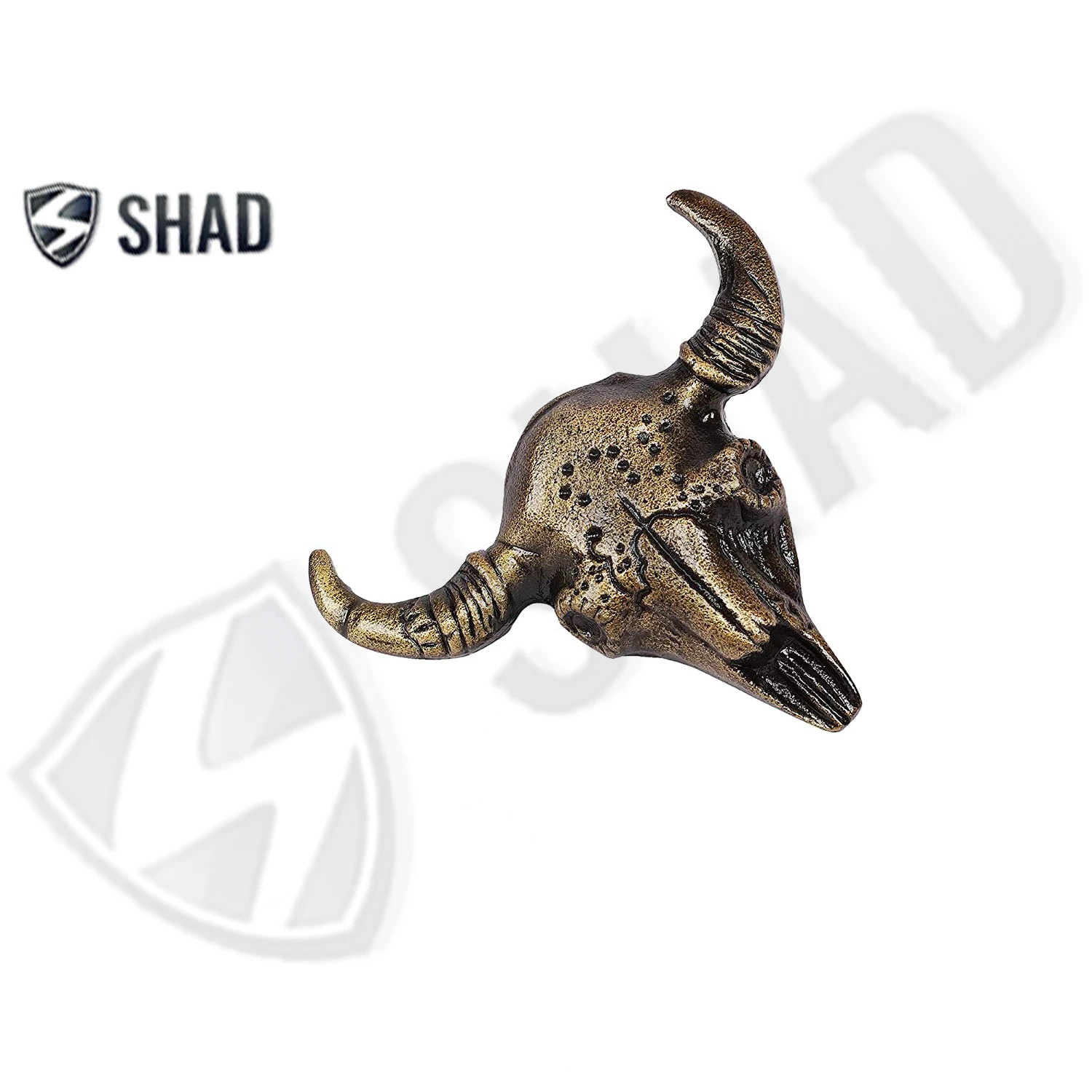 Латунная ручка в стиле пост-модерн с черепом буйвола для шкафа, выдвижного ящика и шкафа