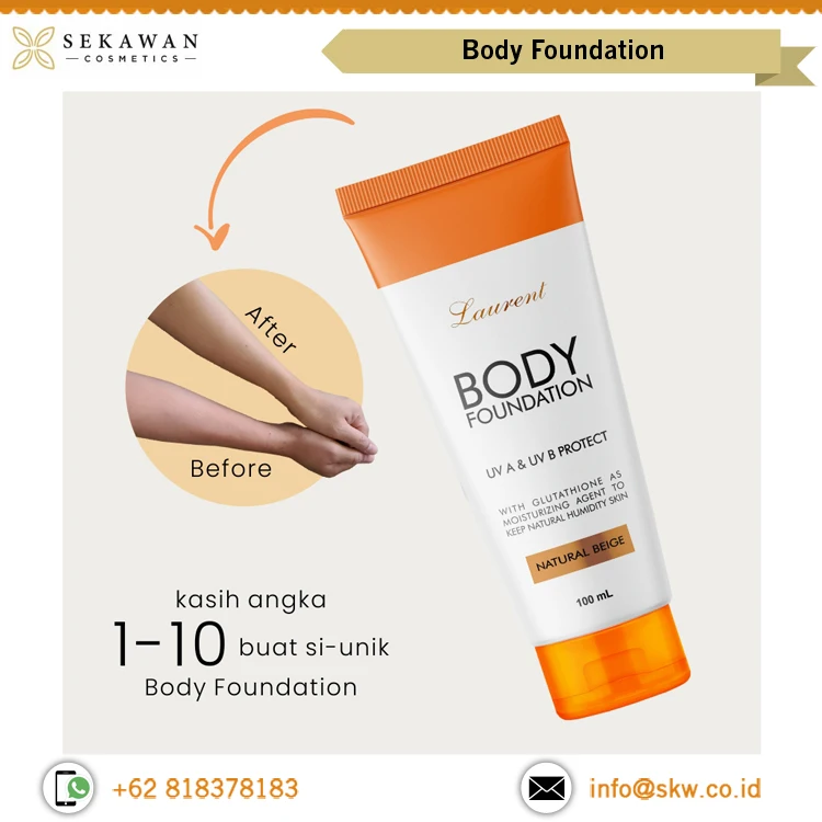 Superb Range Hot Selling Pure Ingredients Laurent Body Foundation 100 mL Natural