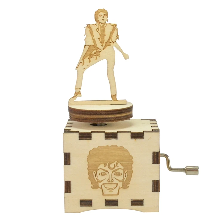 Wholesale Michael Jackson custom made hand crank various designs music box