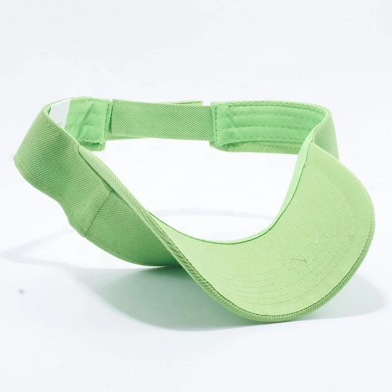  Пользовательский козырек на заказ солнцезащитный шляпа/козырек для гольфа Спорт/спортивный шляпы