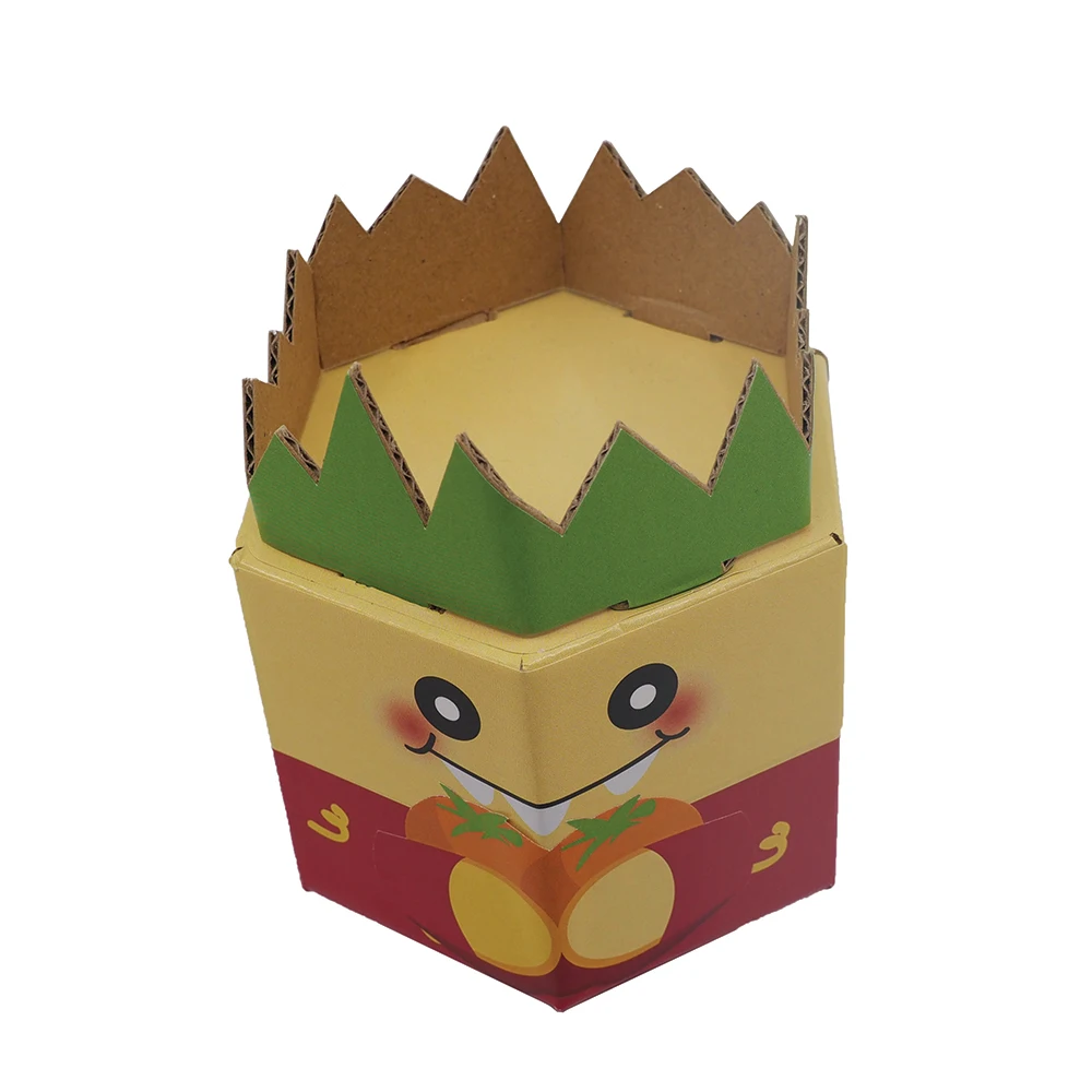 
Singapore Mixed Color Corrugated Board Film Lamination Cardboard Assembly Nana For Festive decoration 