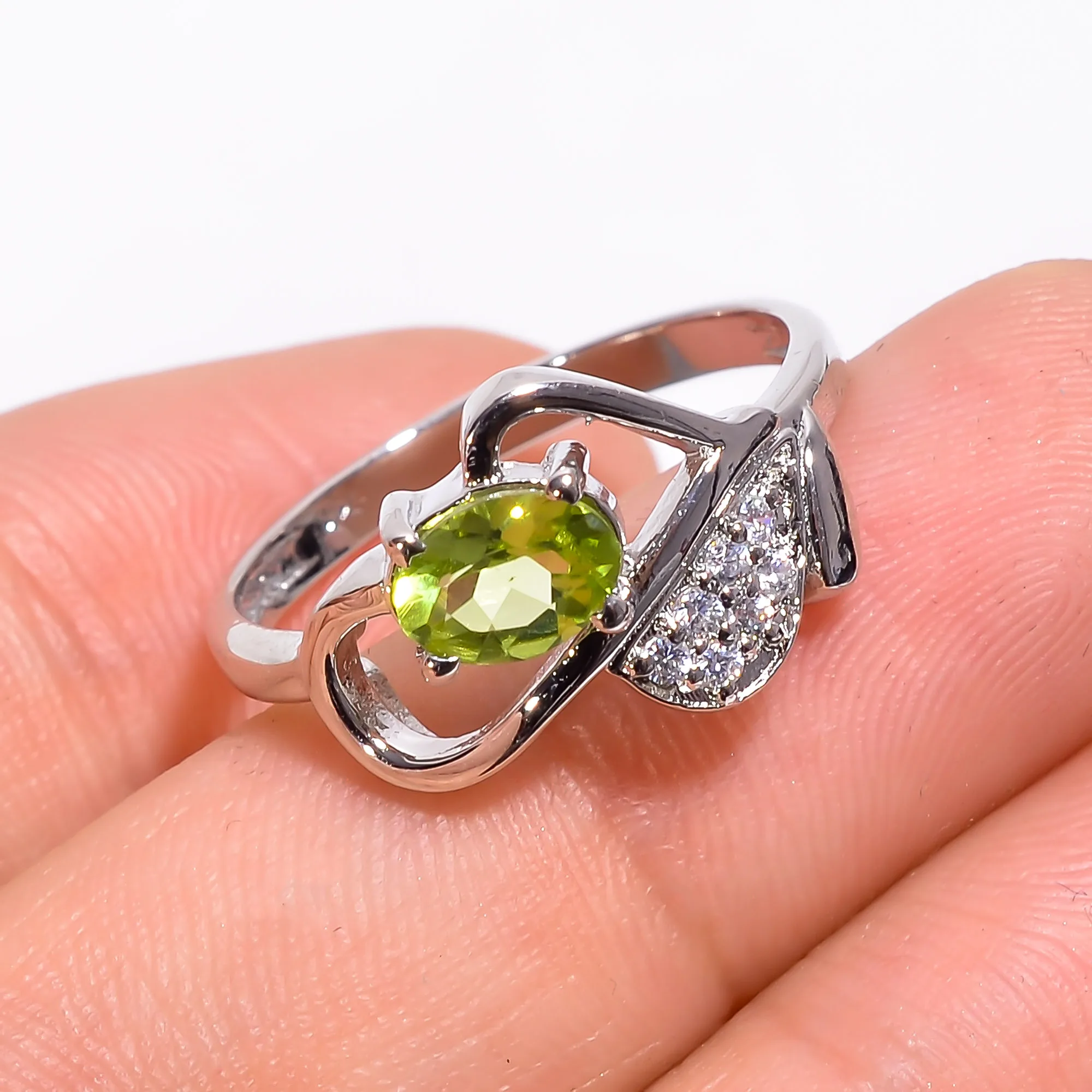 925 Sterling Silver Multiple Amethyst Moonstone Citrine Rings Marriage Jewelry For Women Size  Fashion Rings