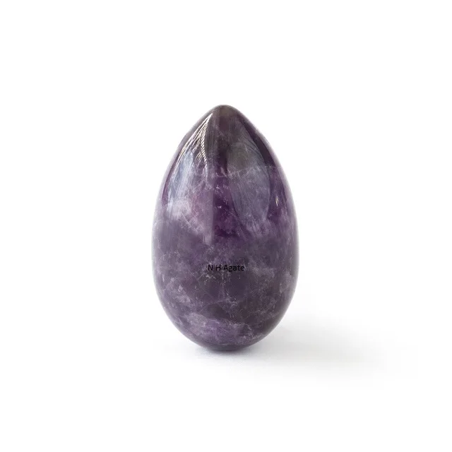 High Quality Amethyst Yoni Eggs Wholesale Religious Style Gemstone Products Buy Online from N H Agate