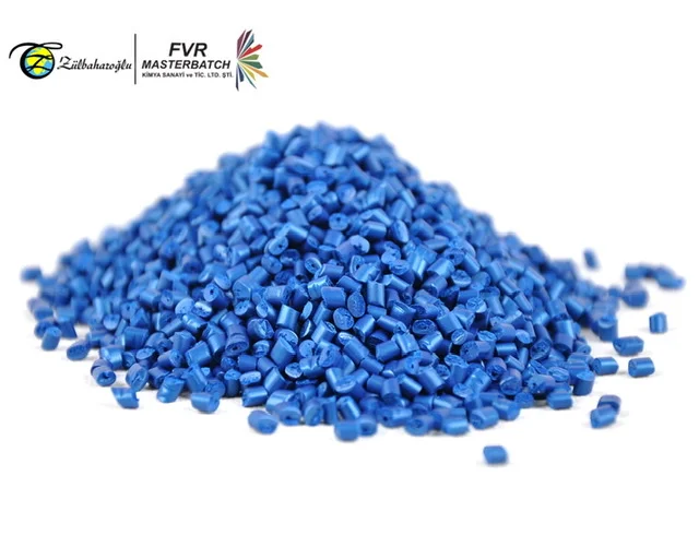 Factory Wholesale PP PE ABS Made In Turkey Blue Color And Black Filler Masterbatch Color Pigments White Masterbatch HDPE LDPE SA