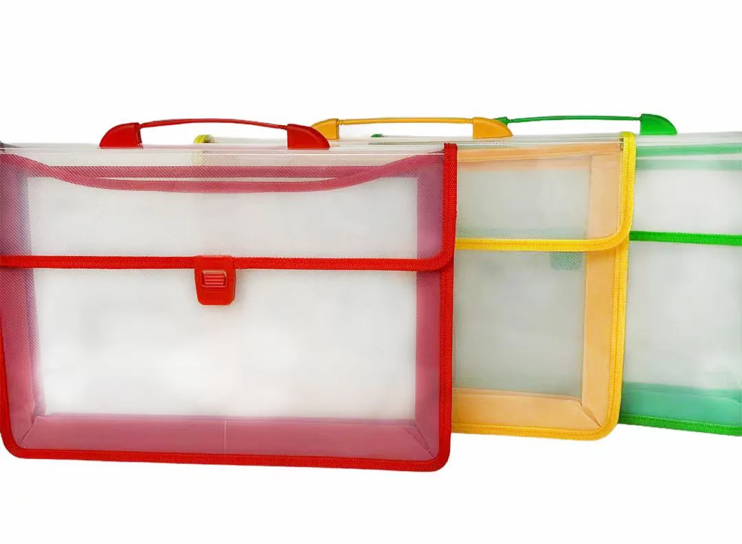 Индивидуальная высококачественная прозрачная сумка для документов A4 папка файлов расширяющаяся