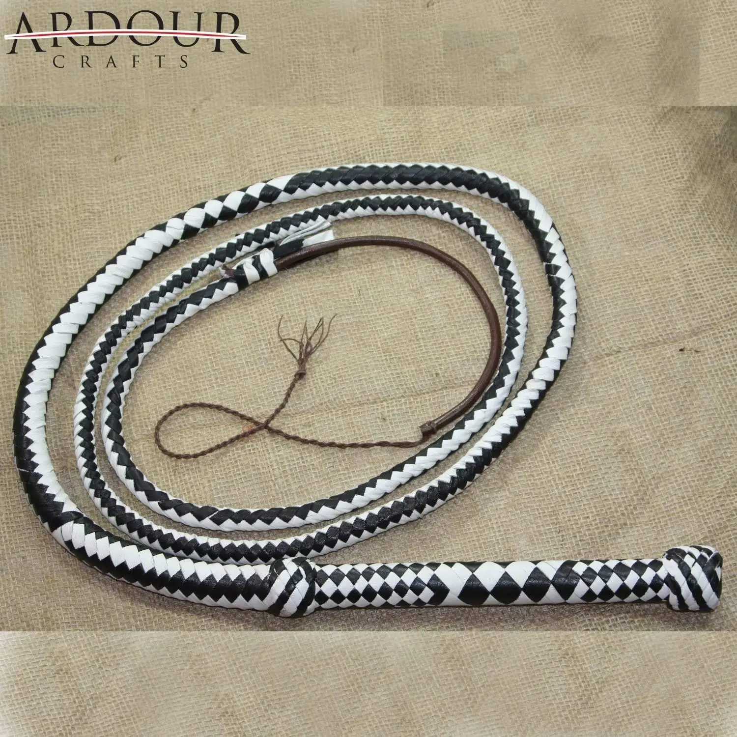 Durable Horse Riding Training Leather Whip Heavy Duty Fully Handmade Belly & Bolster Horse Whips by Standard International