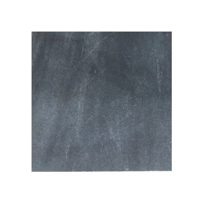 Vietnam Blue Stone Honed Tiles - Semi Polished Surface Natural Stone Color - Dark Sparkle Grey