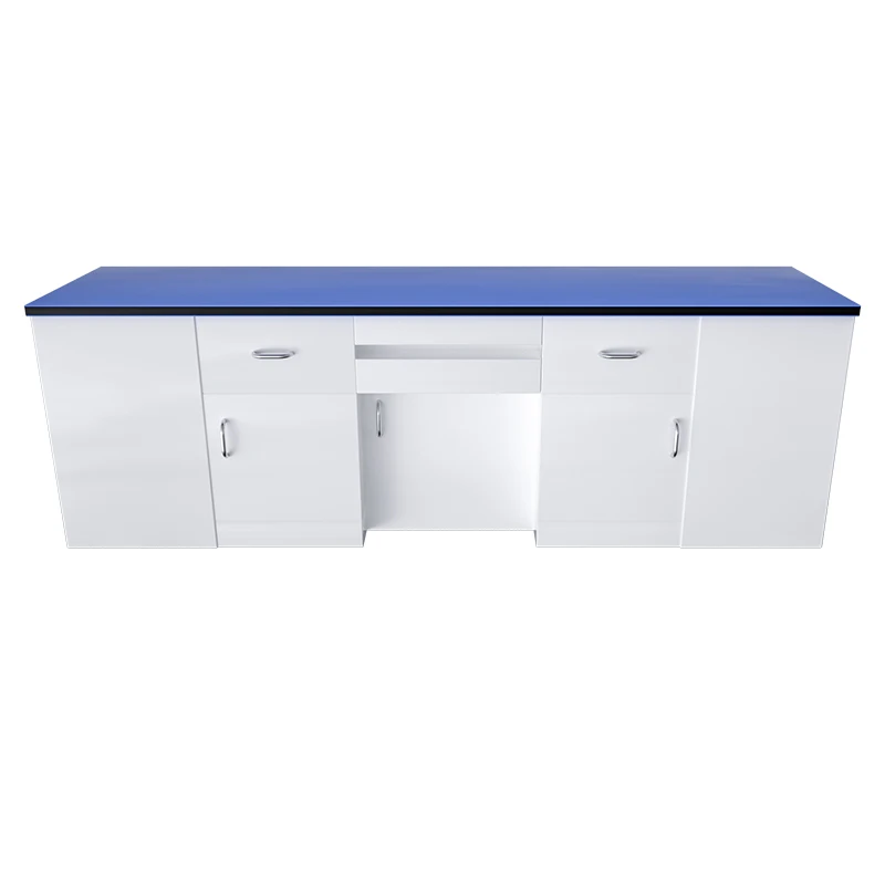 Modular Lab Bench Wooden Central Island Work Table Laboratory Pharmaceutical factory Steel School Lab Bench