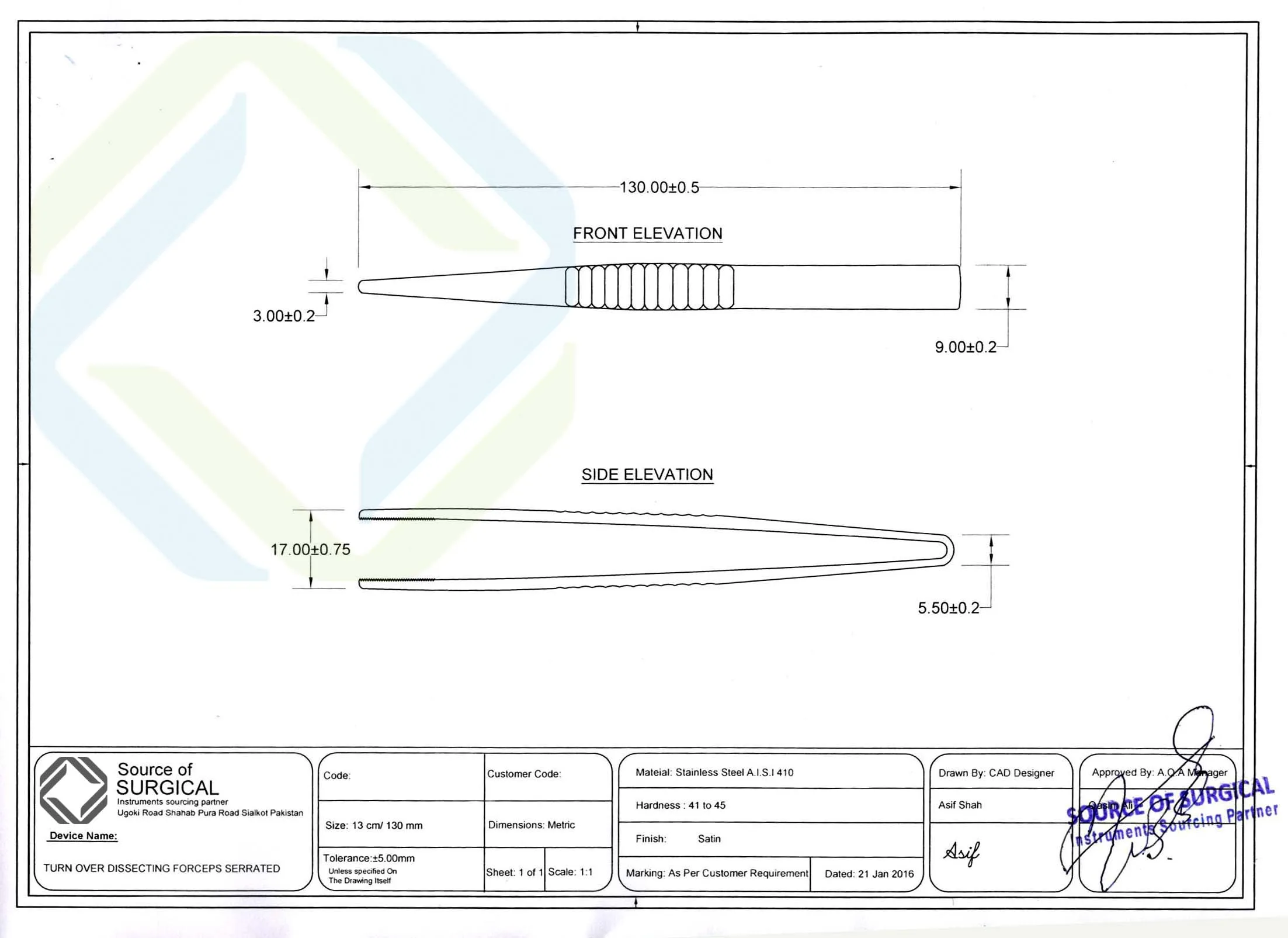 dressing tweezers forceps