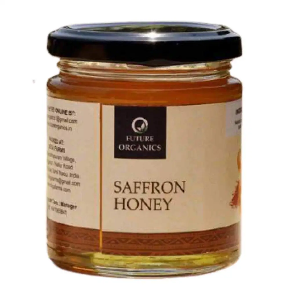 Best Quality High on Demand Saffron Honey rich in vitamins proteins and minerals Helps in Mild Depression and Maintain Skin Tone
