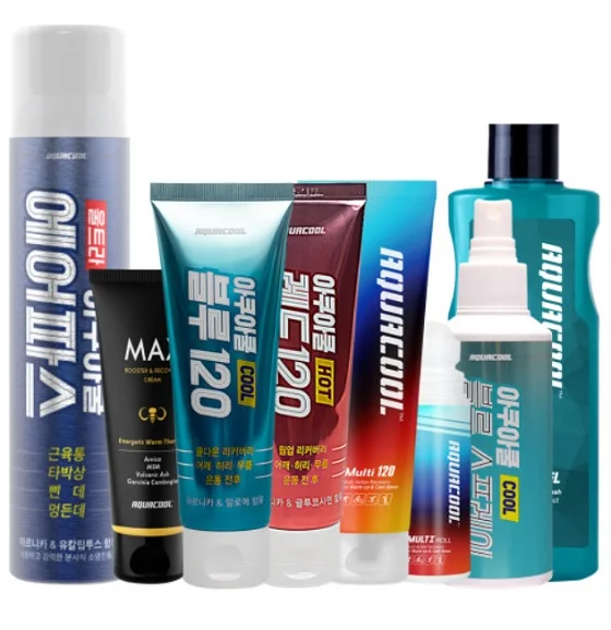 AQUACOOL RED 120 Pain relief gel cream for for Arthritis Back Pain Sore Muscles Joints Sports massage care cream