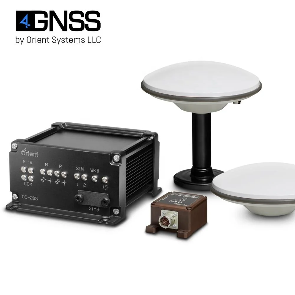 4GNSS OS-203_INS receiver Dual-antenna Heading RTK GPS with IMU inertial gnss for marine