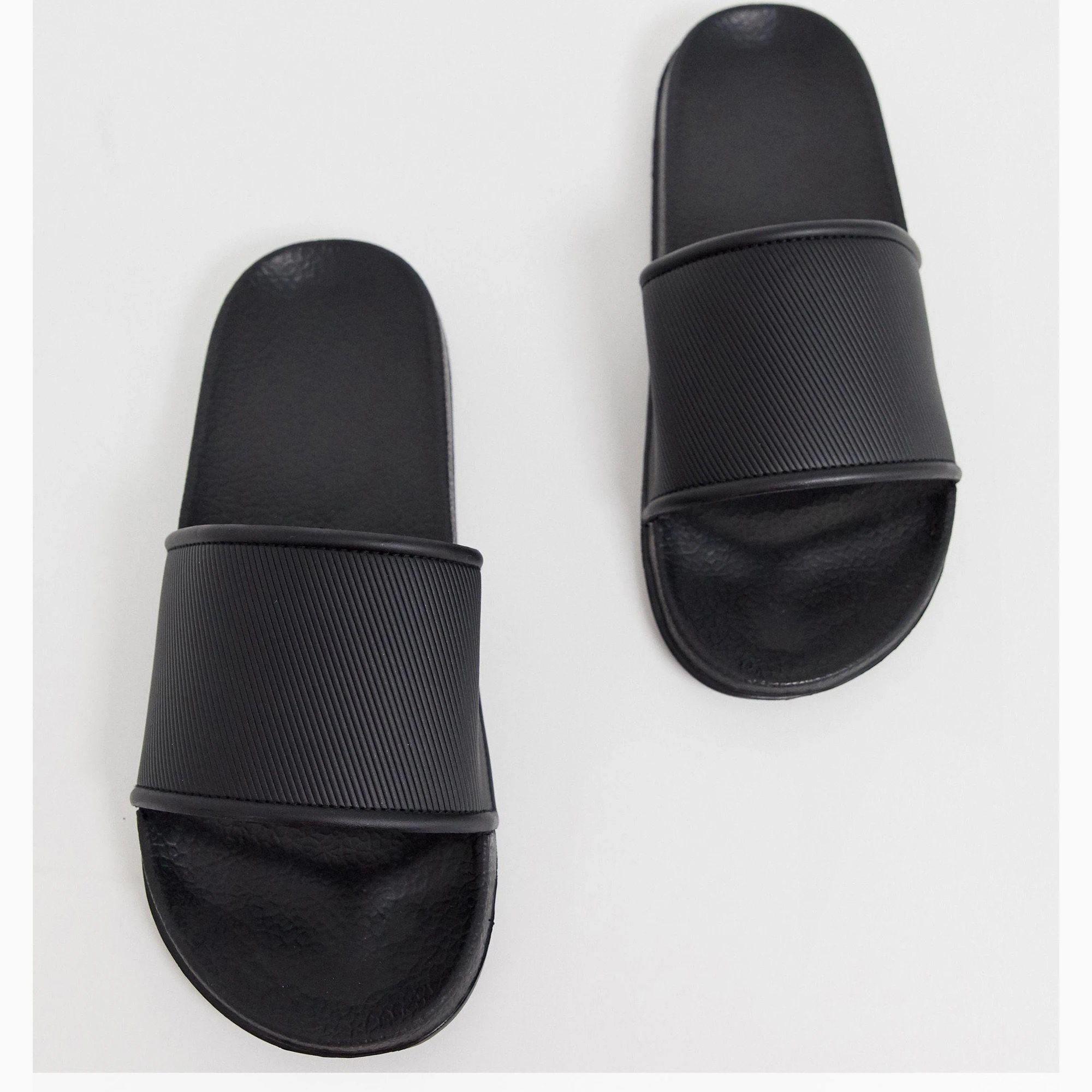 Customized Pohnpei Tribal Stripes Design Mens Slipper Sublimation Print Tropical Beach Men Flat Casual Ourdoor Slider Flip Flops