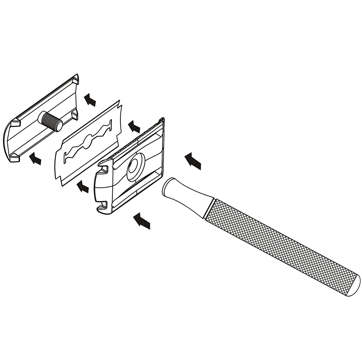 
Elegant Double Edge Safety Razor Wet Shaving for Men Women 