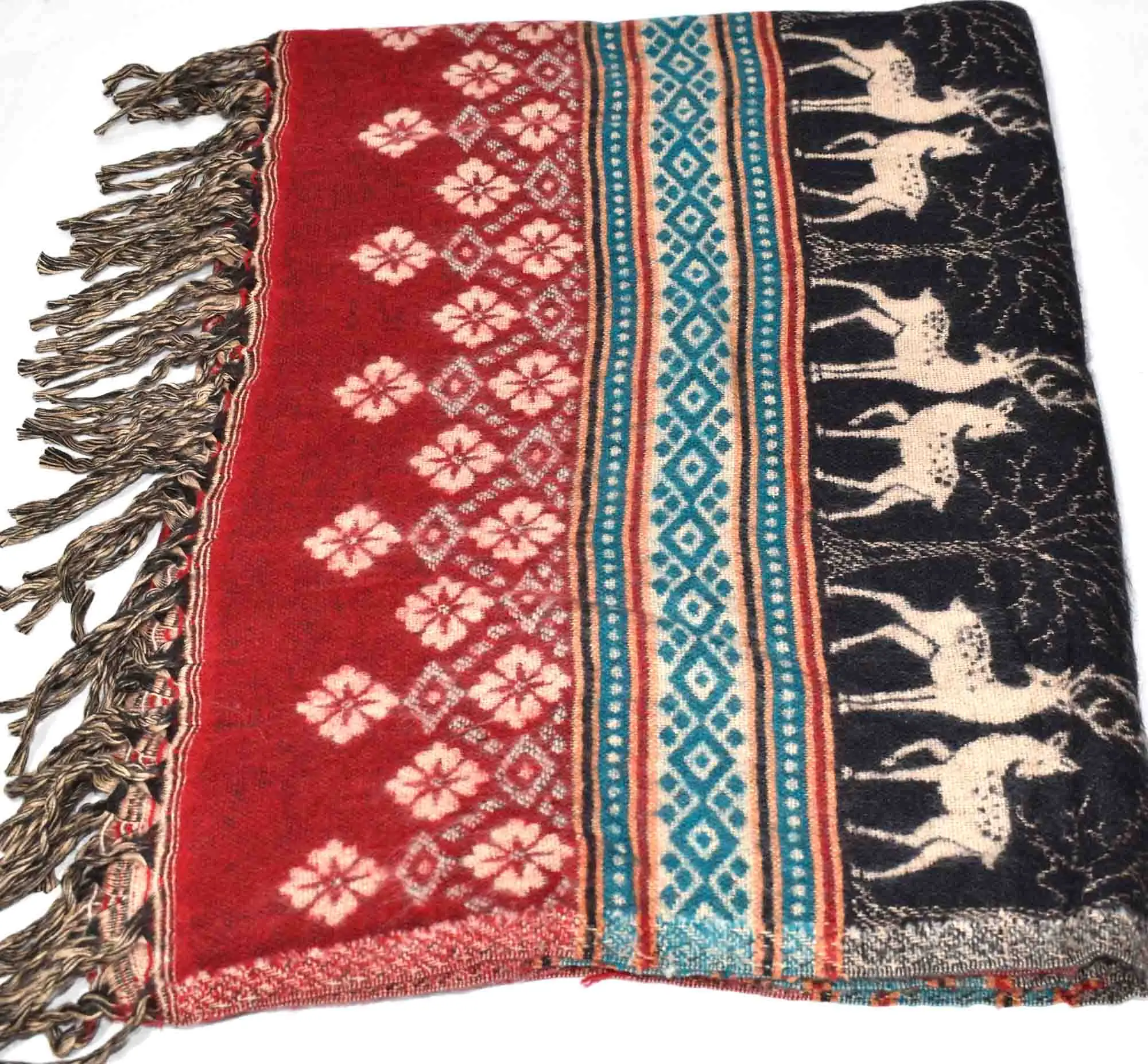 Best selling Nepali Shawl in Nepal/Woolen Shawl in wholesale price/Dhaka shawl design