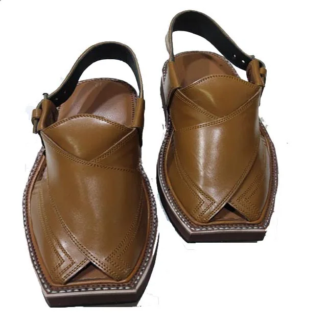 Traditional Handmade Leather Shoe Peshawari Chappal, kaptaan Chappal and Charsadda Chappal