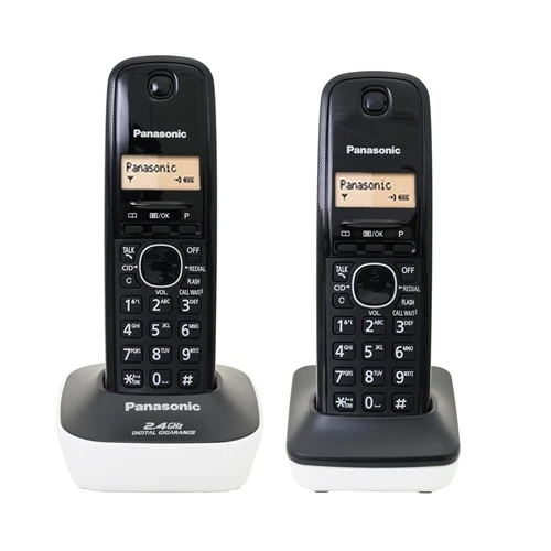 Panasonic KX-TG3412 2,4 ГГц беспроводной телефон беспроводной стационарный Янтарная подсветка ЖК Caller ID домофон