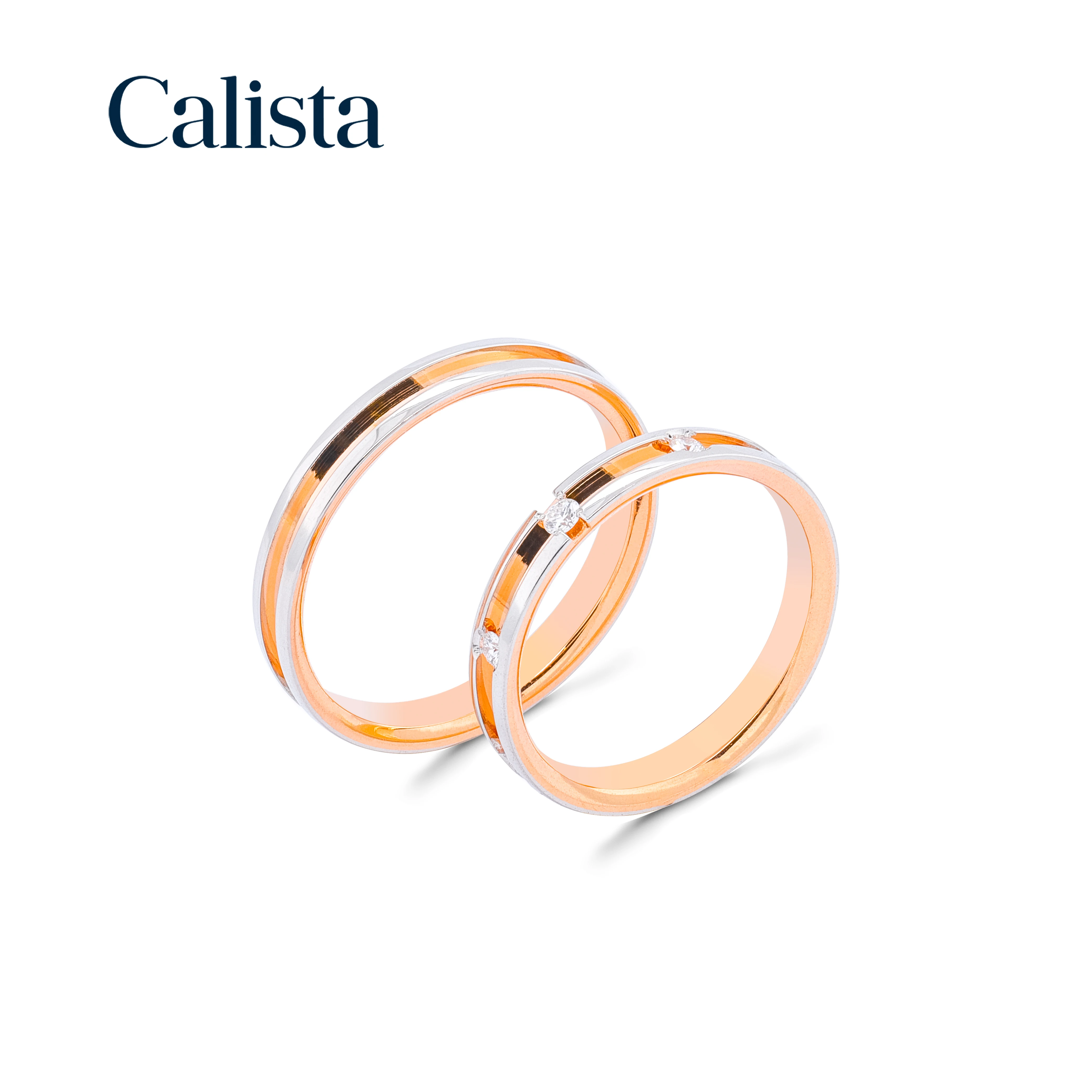 Высококачественные роскошные комплекты колец Платиновые обручальные браслеты из настоящего золота 18 карат бриллиантовые пары для женщин и мужчин Вьетнам