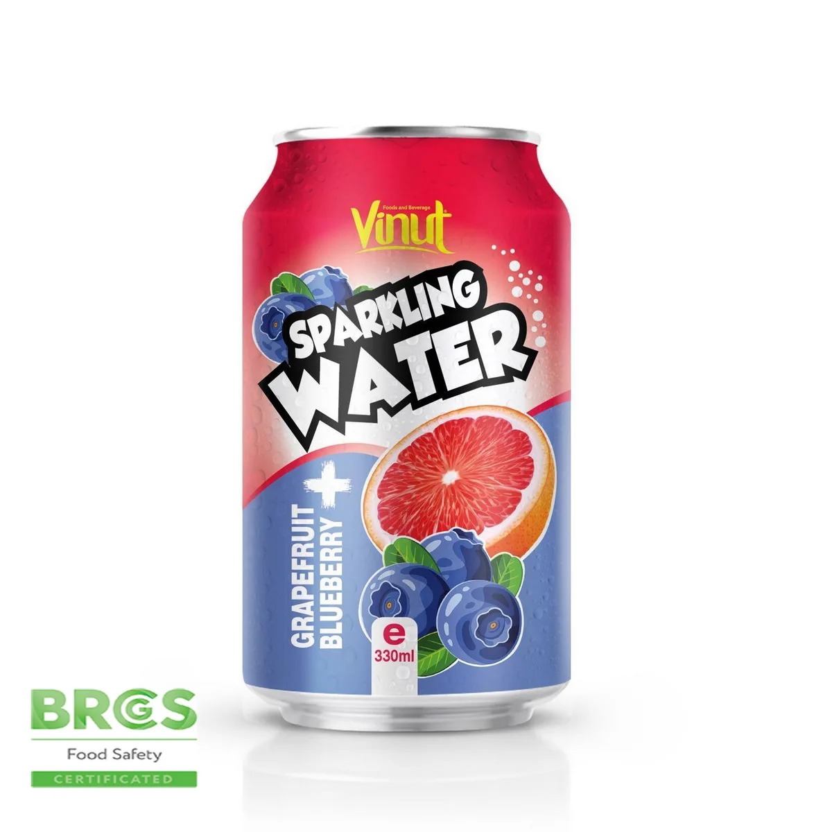 330ml VINUT Grapefruit Blueberry Sparkling water