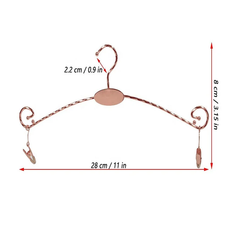 
Wholesale Metal Bra Hanger For Underwear Display 