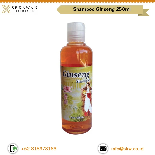 Professional Long Hair Regrowth Care Natural Ingredients Ginserg Hair Shampoo for Sale