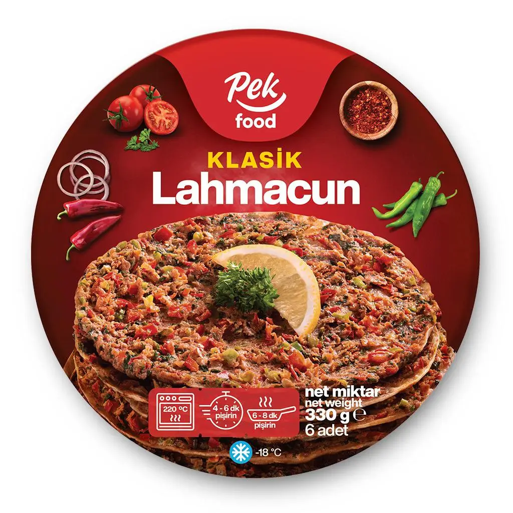 Lahmacun Classic Frozen Lahmacun Frozen Food Bulk Sale for Markets and Restaurants from Turkey