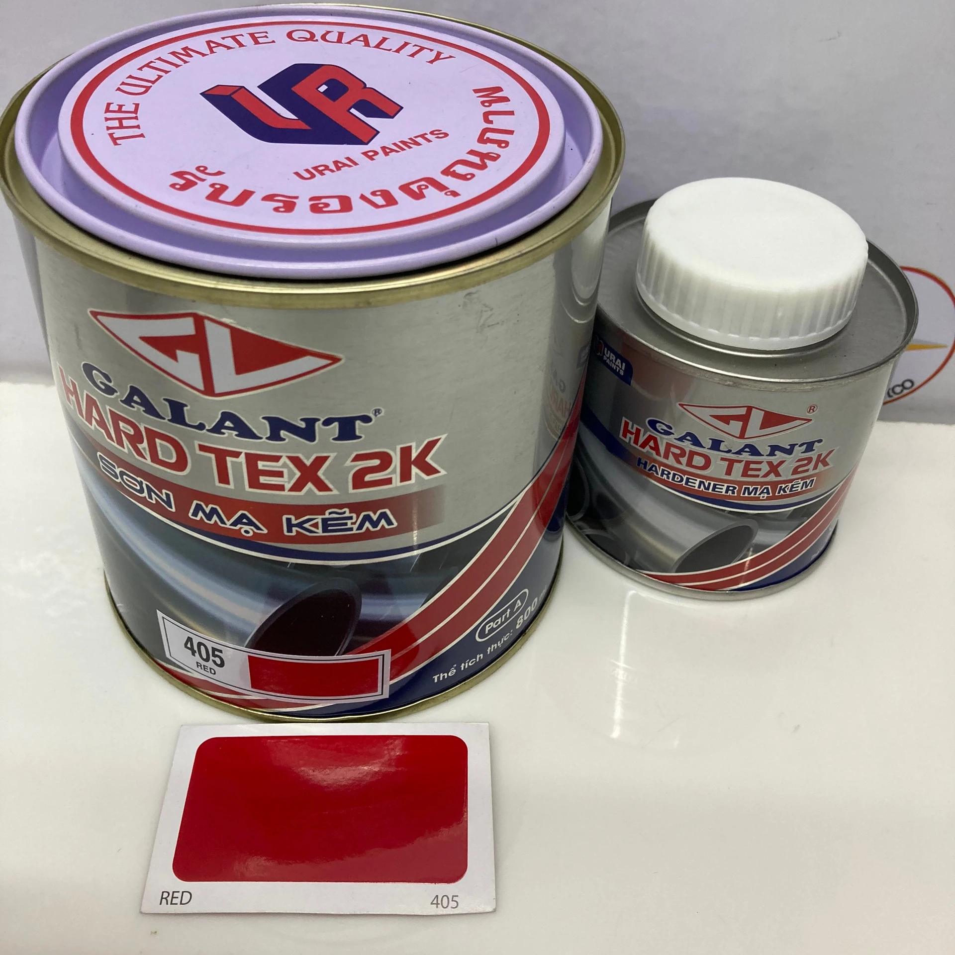 
 Краска красного цвета 405 резиновое покрытие для лодки Galant Hard Tex 2k оцинкованная стальная краска  