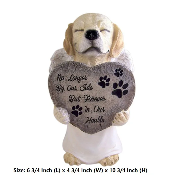 SMALL MEDIUM SIZE POLY RESIN STONE COLOR MEMORIAL GRAVE ASH BOX CINERARY CASKET FOR DIED PET ANIMAL DOG CAT PUPPY KITTY STATUE