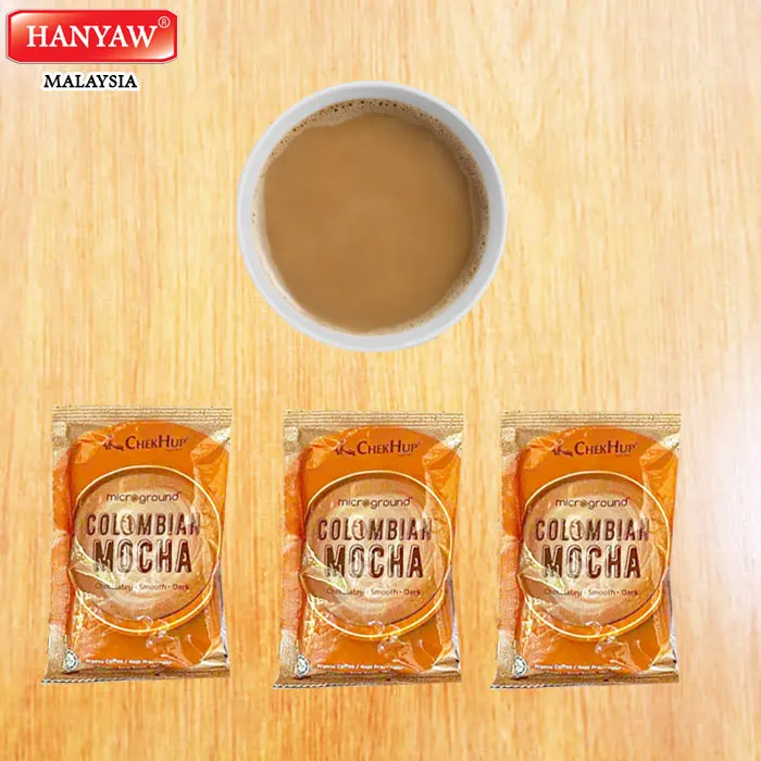 [Малайзия] Быстрая доставка + Halal Сертифицированный CHEK HUP Microground колумбийский мокко (28 г x 6 Саше 12 коробка/коробка)