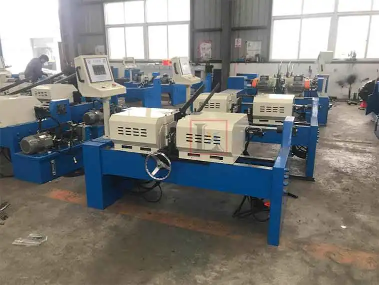 Big diameter cnc stud bolt double end tube chamfering machine for bar