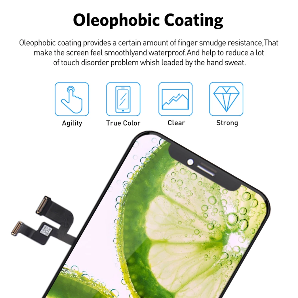 Mobile Cell phone screen lcd For iPhone X Screen Repair Replace