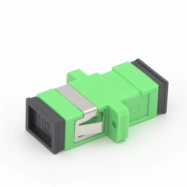 Adaptor Plastic SC APC Refurbished Green Standard Package Adapt