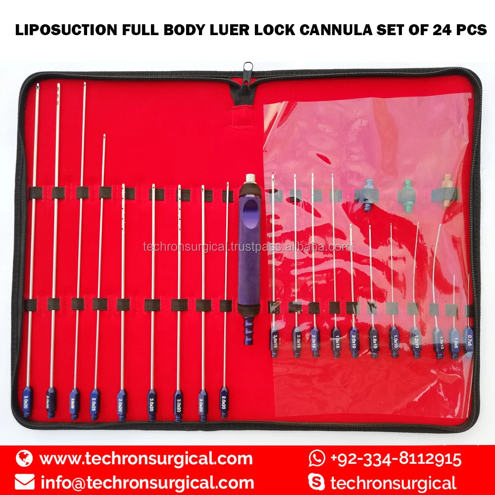 Best Quality Liposuction Breast/Buttock Augmentation Cannulas Kit