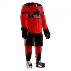 Premium Ice Hockey Clothing Sublimation Polyester Ice Hockey Jersey Ice Hockey Uniform for men
