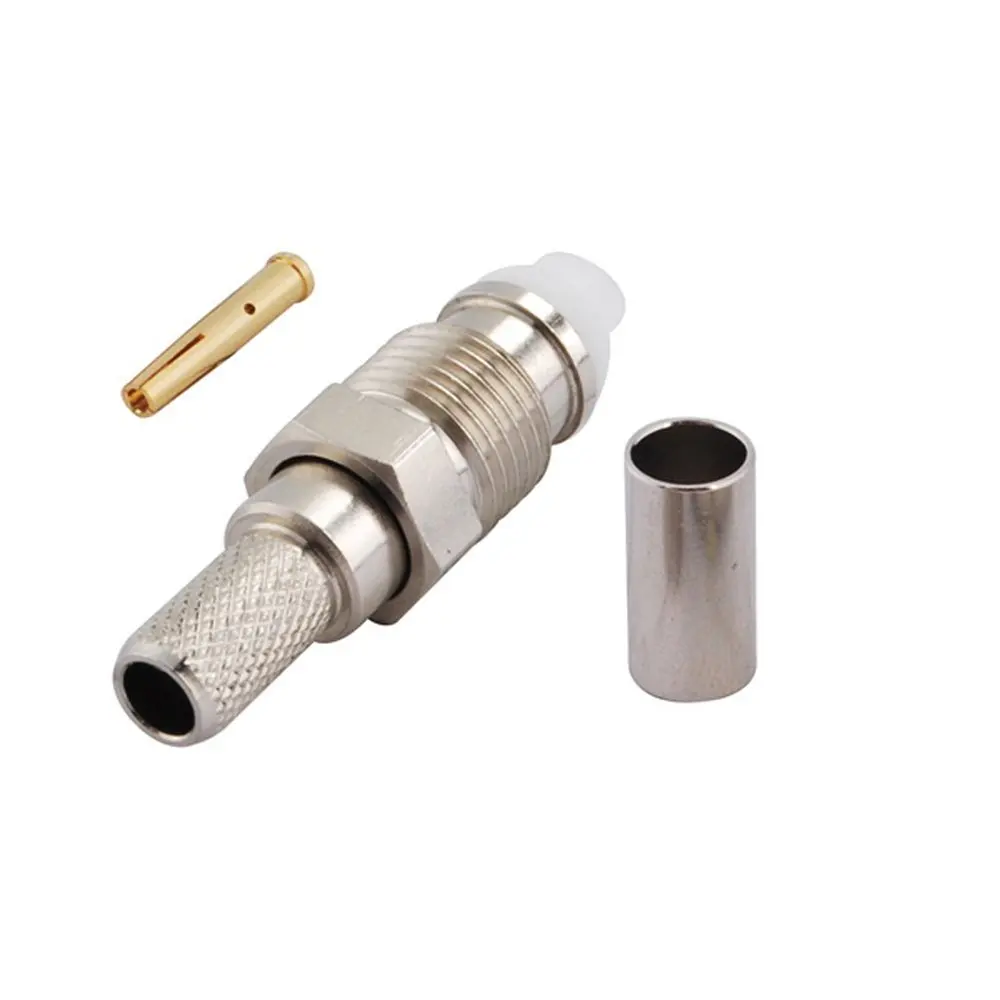 50 Ohm Crimp Type FME Jack Female Connector For LMR240 cable
