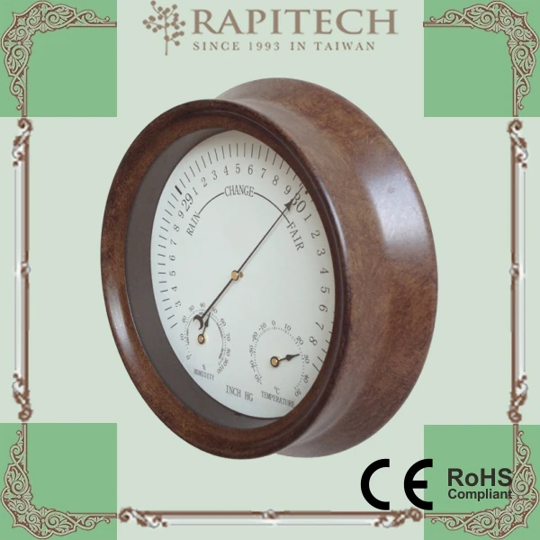 Barometer with built in thermometer and hygrometer
