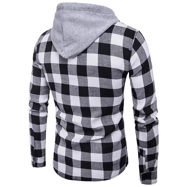 Oversize 5XL Flannel Vintage Classic Design Shirt Mens Plaid Long Sleeve Check Shirts For Men