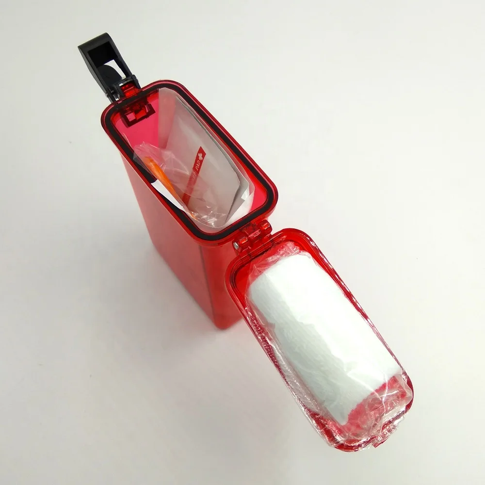 
Plastic waterproof beach swim emergency first aid kit box 