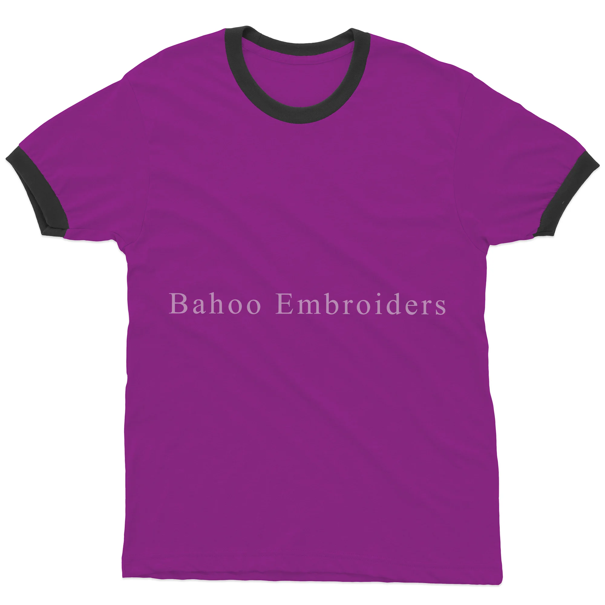 Мужская классическая футболка с коротким рукавом (синяя)