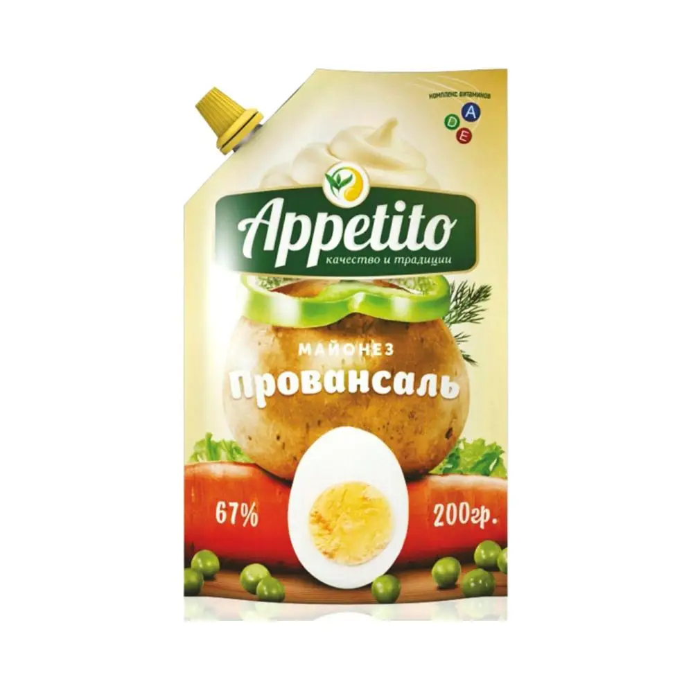 
Mayonnaise sauce Appetito, natural egg products for salad 